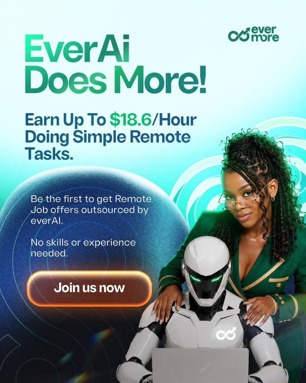 Remote task opportunities through EverAI